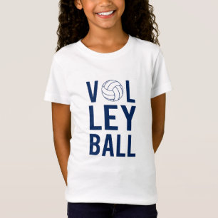 Camiseta Unisex Volleyball Kids (azul)