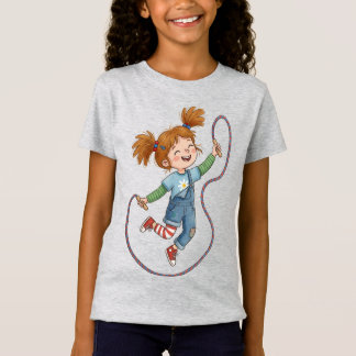 Camiseta Unissex para Crianças Saltando