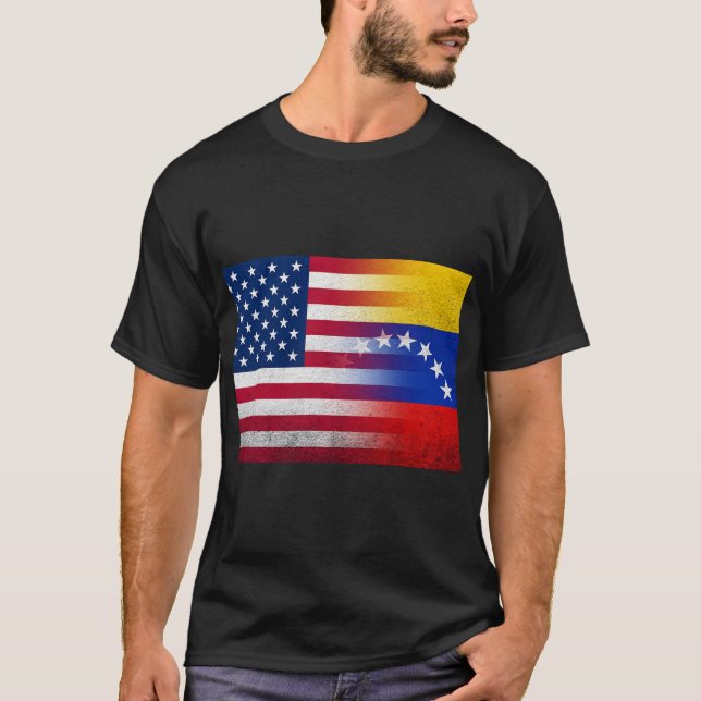 Camiseta United in Freedom: A Fusion of the Flags (Anverso)