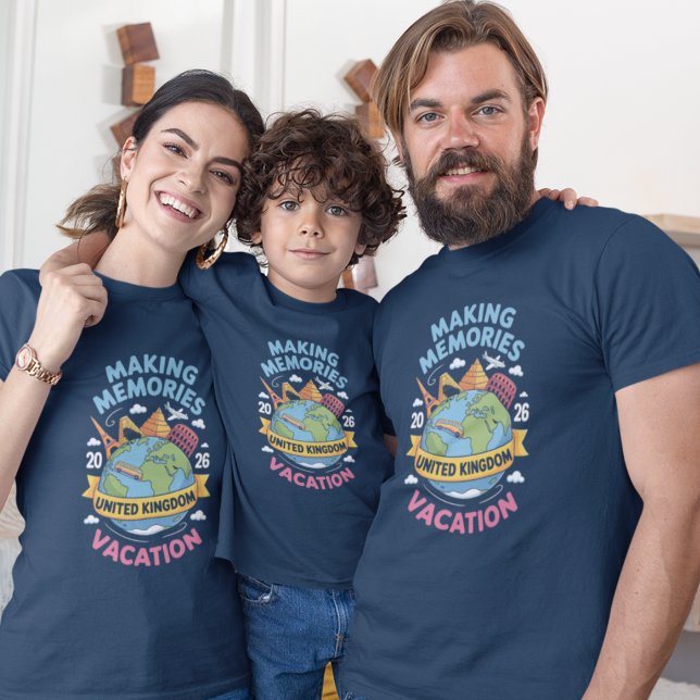 Camiseta United Kingdom Group Matching Vacation Memory  (Subido por el creador)