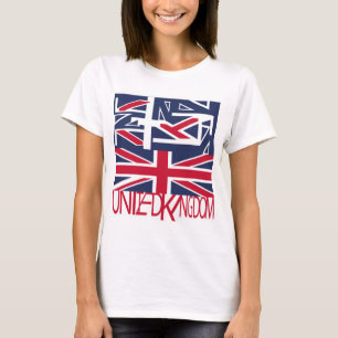 Camiseta United Kingdom UK flag BY MASANSER PIXELAT