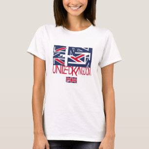 Camiseta United Kingdom UK flag BY MASANSER PIXELAT