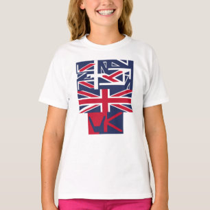 Camiseta United Kingdom UK flag BY MASANSER PIXELAT