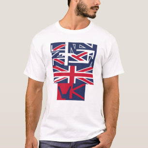 Camiseta United Kingdom UK flag BY MASANSER PIXELAT