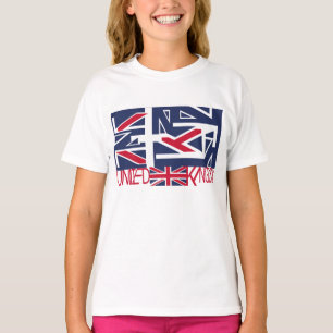 Camiseta United Kingdom UK flag BY MASANSER PIXELAT