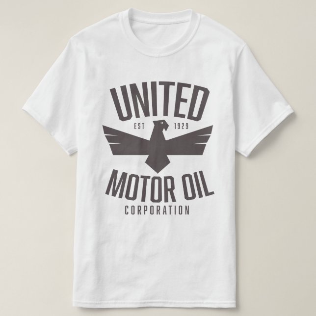 Camiseta United Motor Oil Corporation (Diseño del anverso)