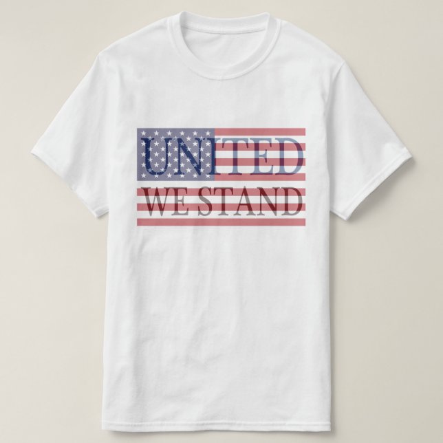 Camiseta United We Stand America (Diseño del anverso)