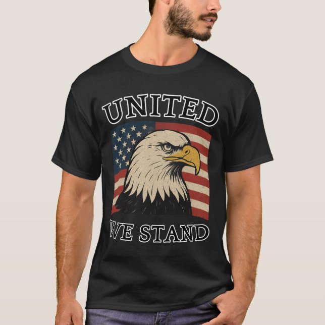 Camiseta United We Stand - American 9/11 Memorial Design (Anverso)