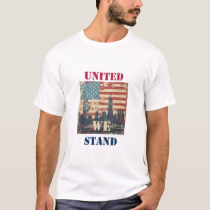 Camiseta United We Stand - Diseño Patriótico Estadounidense