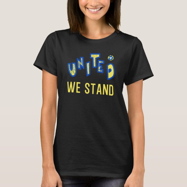 Camiseta United We Stand Graphic Design (Anverso)