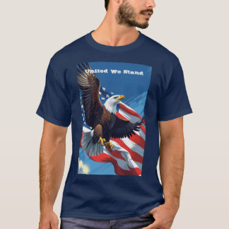 Camiseta United We Stand USA Independence day 4 jul. EE.