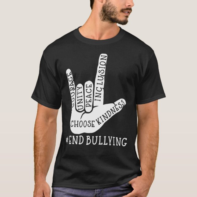 Camiseta Unity Day Orange End Bullying Choose Kindness And  (Anverso)