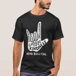 Camiseta Unity Day Orange Kids 2022 Anti Bullying Love Sign