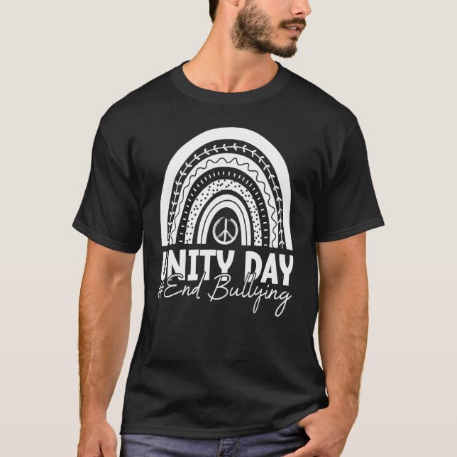 Camiseta UNITY DAY Orange Rainbow Anti Bullying  And Be Kin (Anverso)