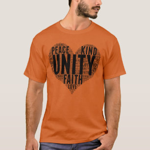 Camiseta Unity Wordcloud Be Kind Stop Bullying Day