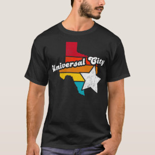 Camiseta Universal City Texas Vintage Distresage Souvenir