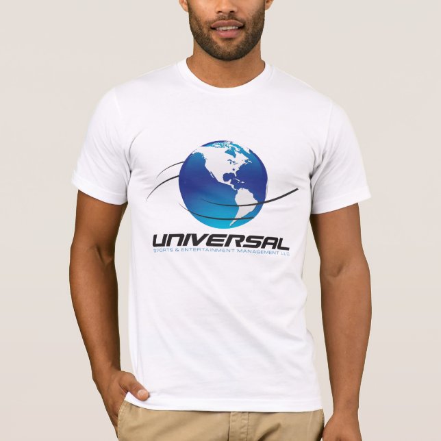 Camiseta universal del logotipo - blanco (Anverso)