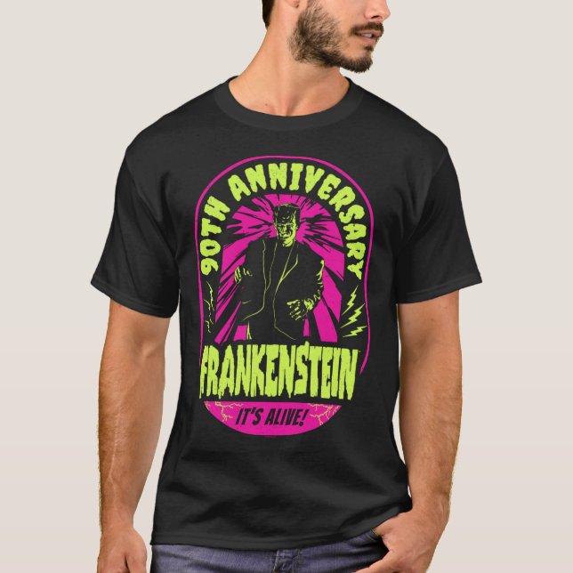 Camiseta Universal Monsters Artist Series Frankenstein Stam (Anverso)
