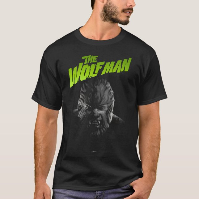Camiseta Universal Monsters Artist Serieshe Wolfman Portrai (Anverso)