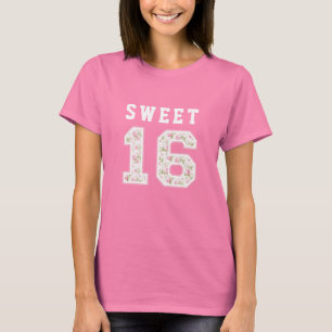 Camiseta Universidad 16 de Pink Bow Coquette Sweet
