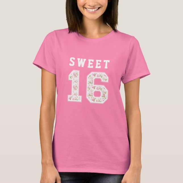 Camiseta Universidad 16 de Pink Bow Coquette Sweet (Anverso)