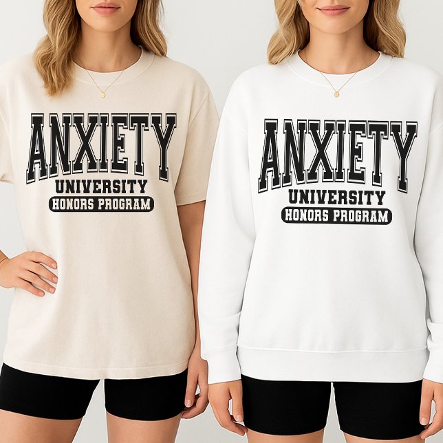 Camiseta Universidad Ansiedad Mental Salud Univers (funny anxiety shirt, college joke gift, mental health awareness shirt, relatable anxiety shirt,)