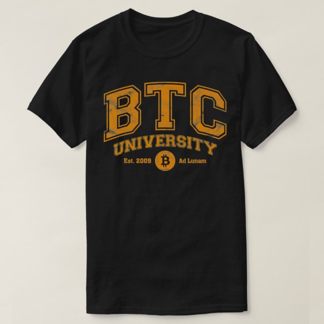 Camiseta Universidad BTC A La Luna, Graciosamente Molesto B (Diseño del anverso)