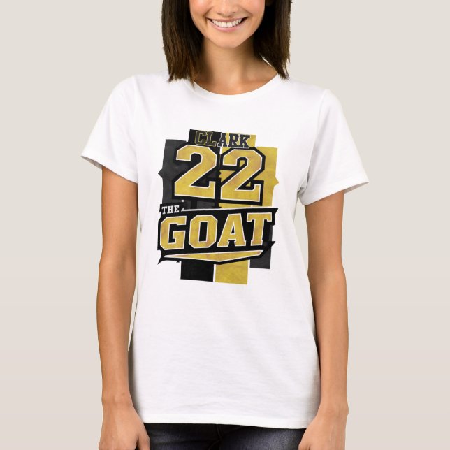 Camiseta Universidad Caitlin Clark GOAT de Iowa (Anverso)