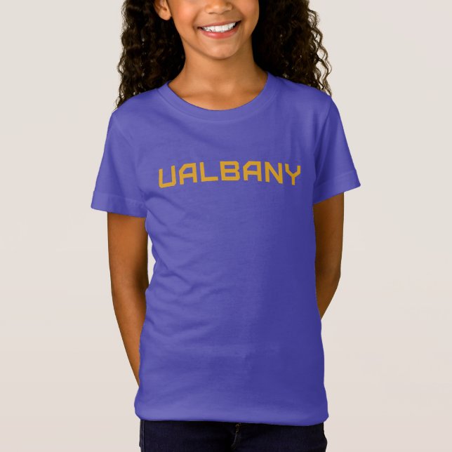 Camiseta Universidad de Albany Wordmark (Anverso)