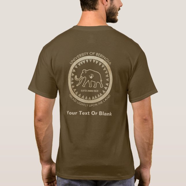 Camiseta Universidad de Beringia Mammoth (Reverso)
