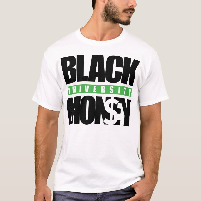 Camiseta Universidad de Dinero Negro (Anverso)