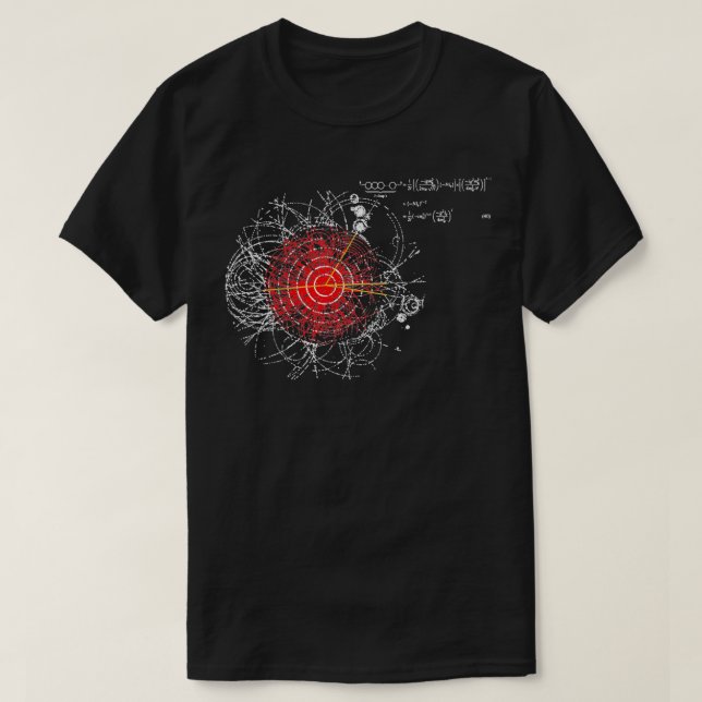 Camiseta Universidad de Física de Partículas de Higgs Boson (Diseño del anverso)