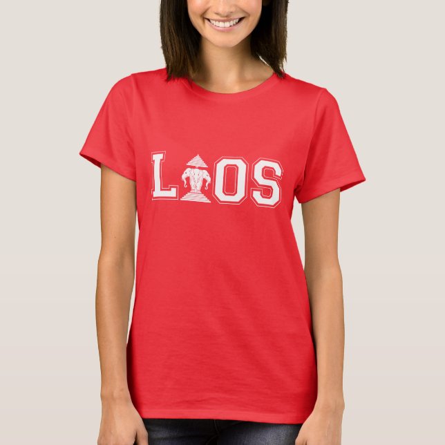 CAMISETA UNIVERSIDAD DE LAOS (Anverso)