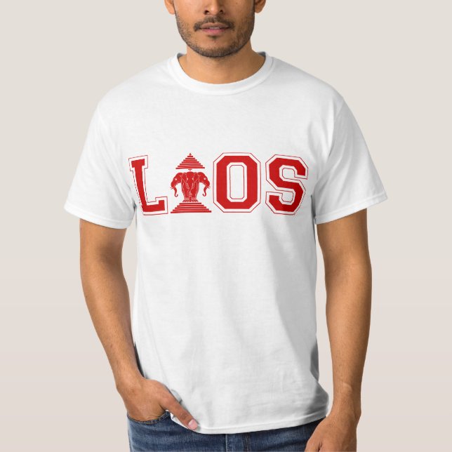 CAMISETA UNIVERSIDAD DE LAOS (Anverso)