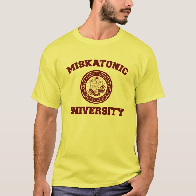 Camiseta Universidad de Miskatonic (Anverso)