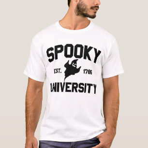Camiseta Universidad De Spooky Establecida En 1786 Ghost U