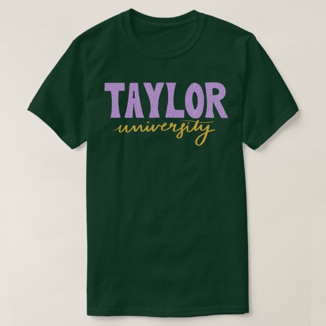 Camiseta universidad de taylor (Diseño del anverso)