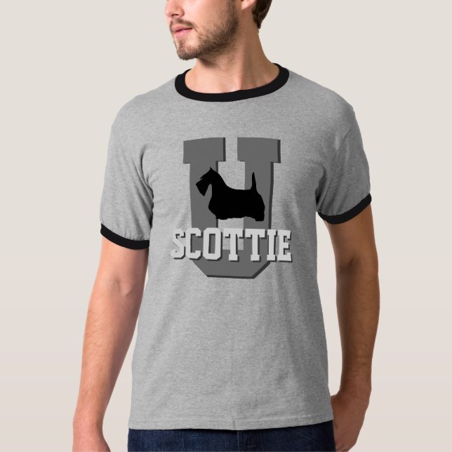 Camiseta Universidad de Terrier del escocés (Anverso)