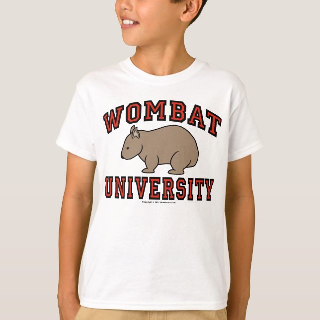 Camiseta Universidad de Wombat (Anverso)