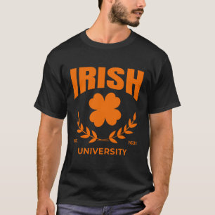 Camiseta universidad del Día de San Patricio