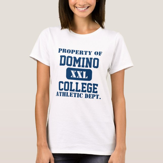 Camiseta Universidad del dominó (Anverso)