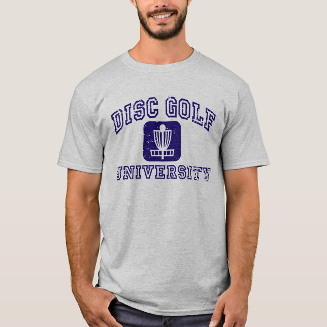 Camiseta Universidad del golf del disco (Anverso)