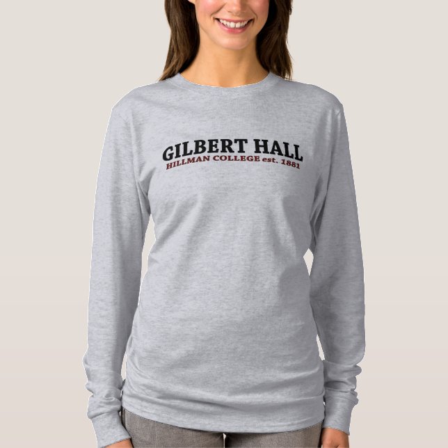 Camiseta Universidad Est de Gilbert Pasillo Hillman. 1881 (Anverso)