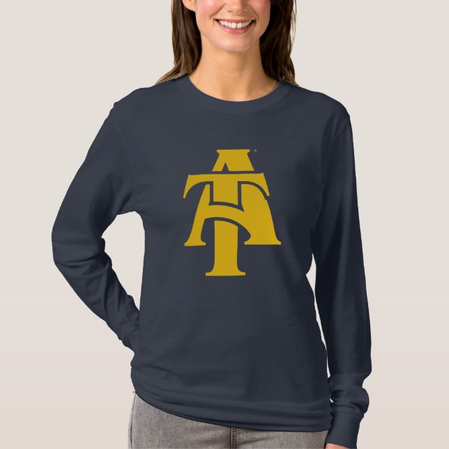 Camiseta Universidad Estatal de Carolina del Norte | Un log (Anverso)