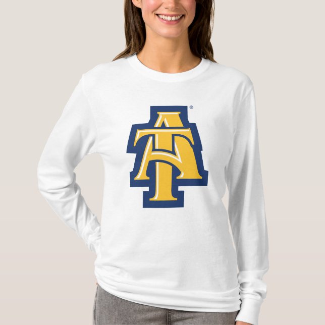 Camiseta Universidad Estatal de Carolina del Norte | Un log (Anverso)