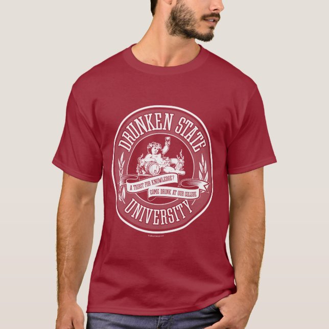Camiseta Universidad Estatal de Drunken (Anverso)