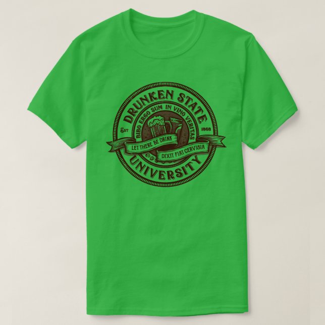 Camiseta Universidad Estatal de Drunken (Diseño del anverso)