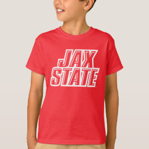 Camiseta Universidad Estatal de Jacksonville LOGO JAX STATE
