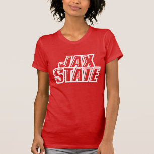 Camiseta Universidad Estatal de Jacksonville Logotipo JAX S