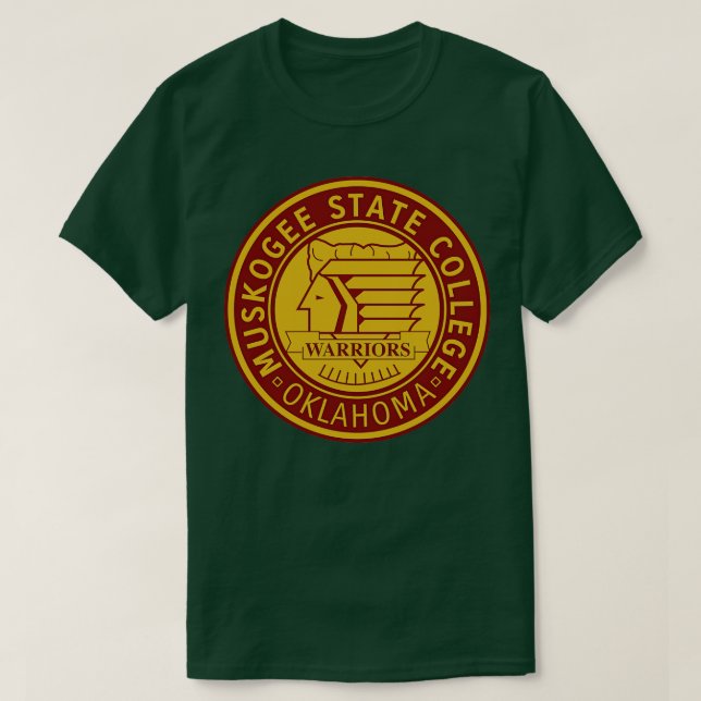 Camiseta Universidad Estatal de Muskogee (Diseño del anverso)
